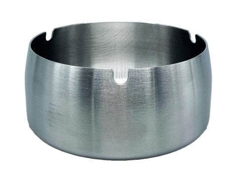 Large  Metal  Heavy  Round  Ashtray 245g